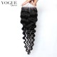 Deep Curly 4x4 Brazilian Virgin Human Hair, Natural Hairline,Baby Hair